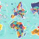 Ilustración para el artículo titulado El mapa que, en lugar de nombrar cada país, te dice lo que significan sus nombres